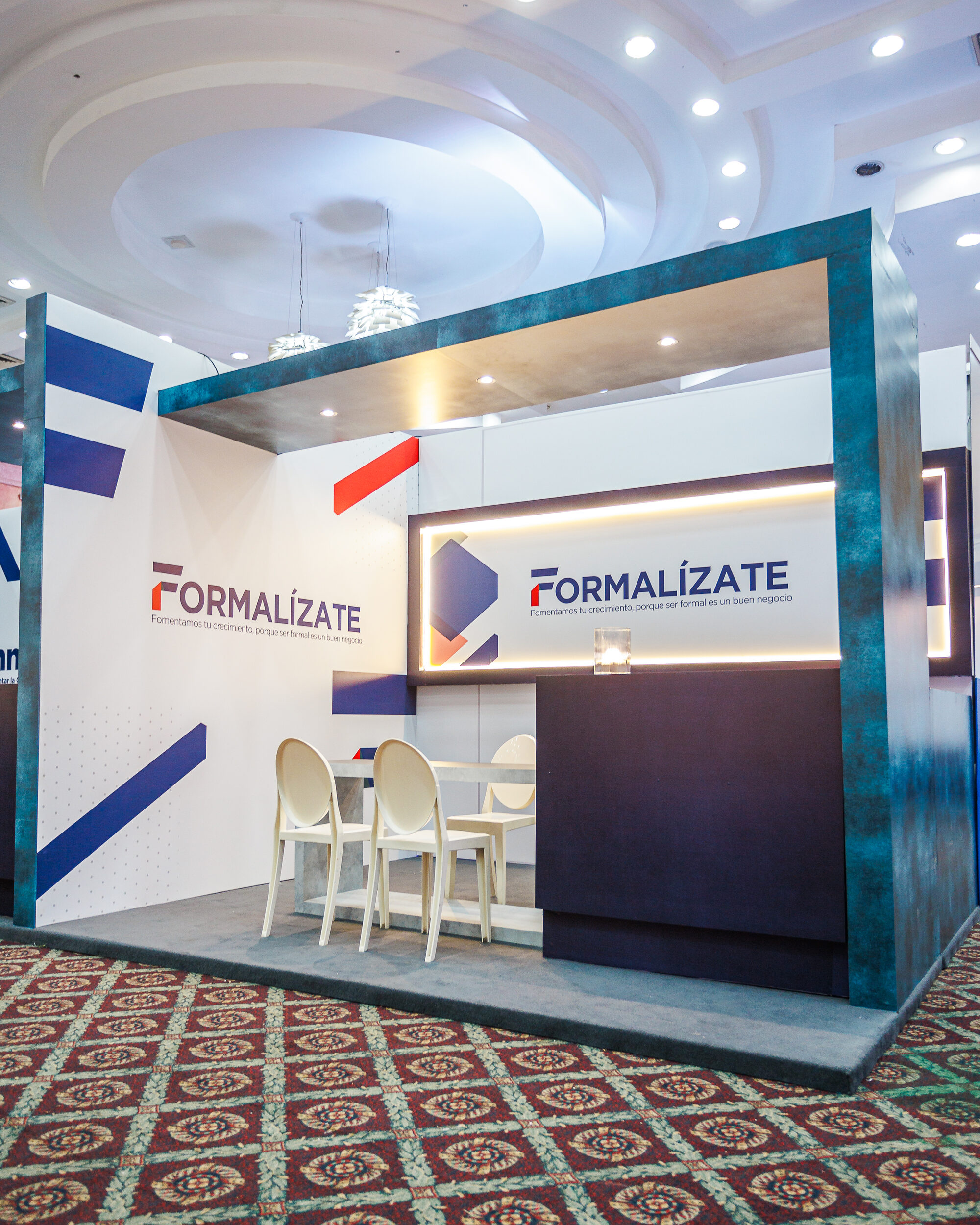 MICM · Semana Mipymes — fabrication detail, Santo Domingo, DR