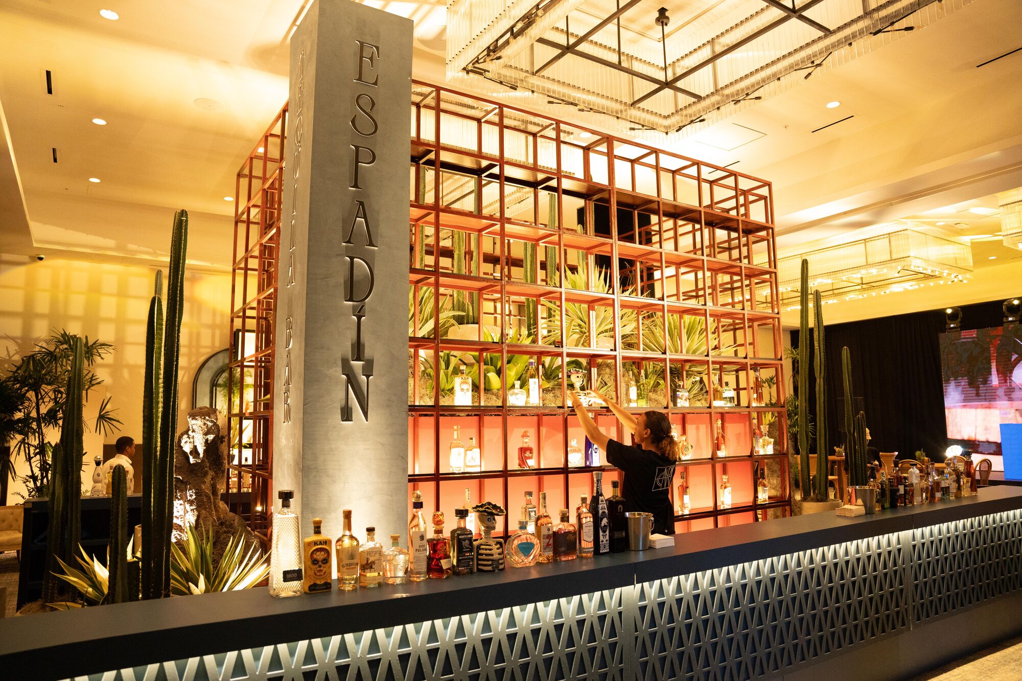 Tequila Sessions — scenic fabrication by Eccentrico Studio, Santiago, DR