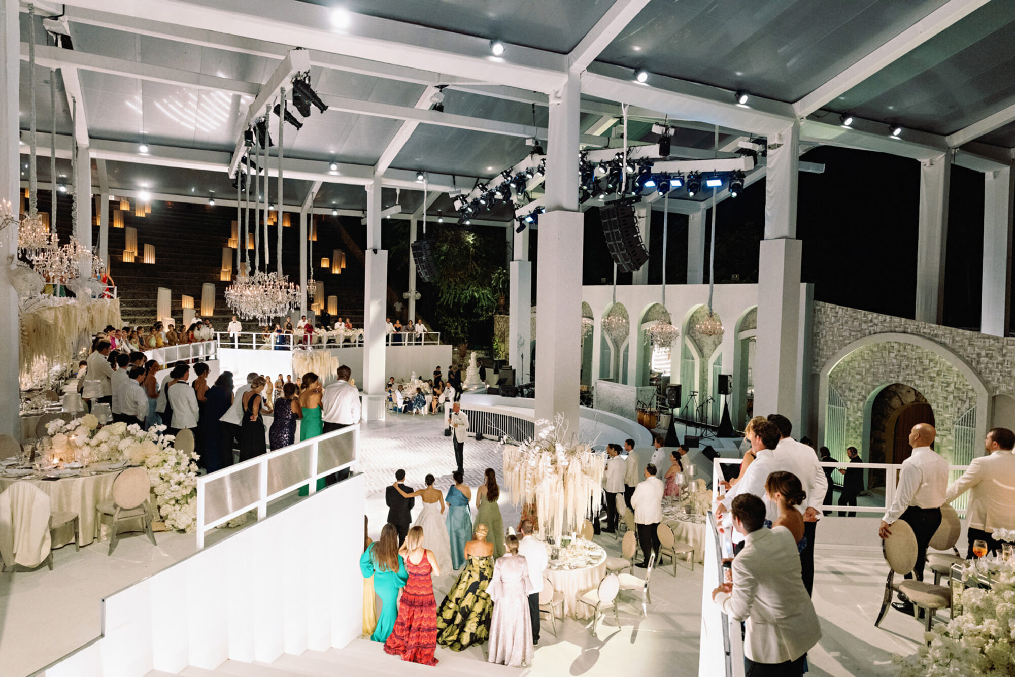 Vogue Wedding · Reception — scenic fabrication by Eccentrico Studio, Altos de Chavón, DR