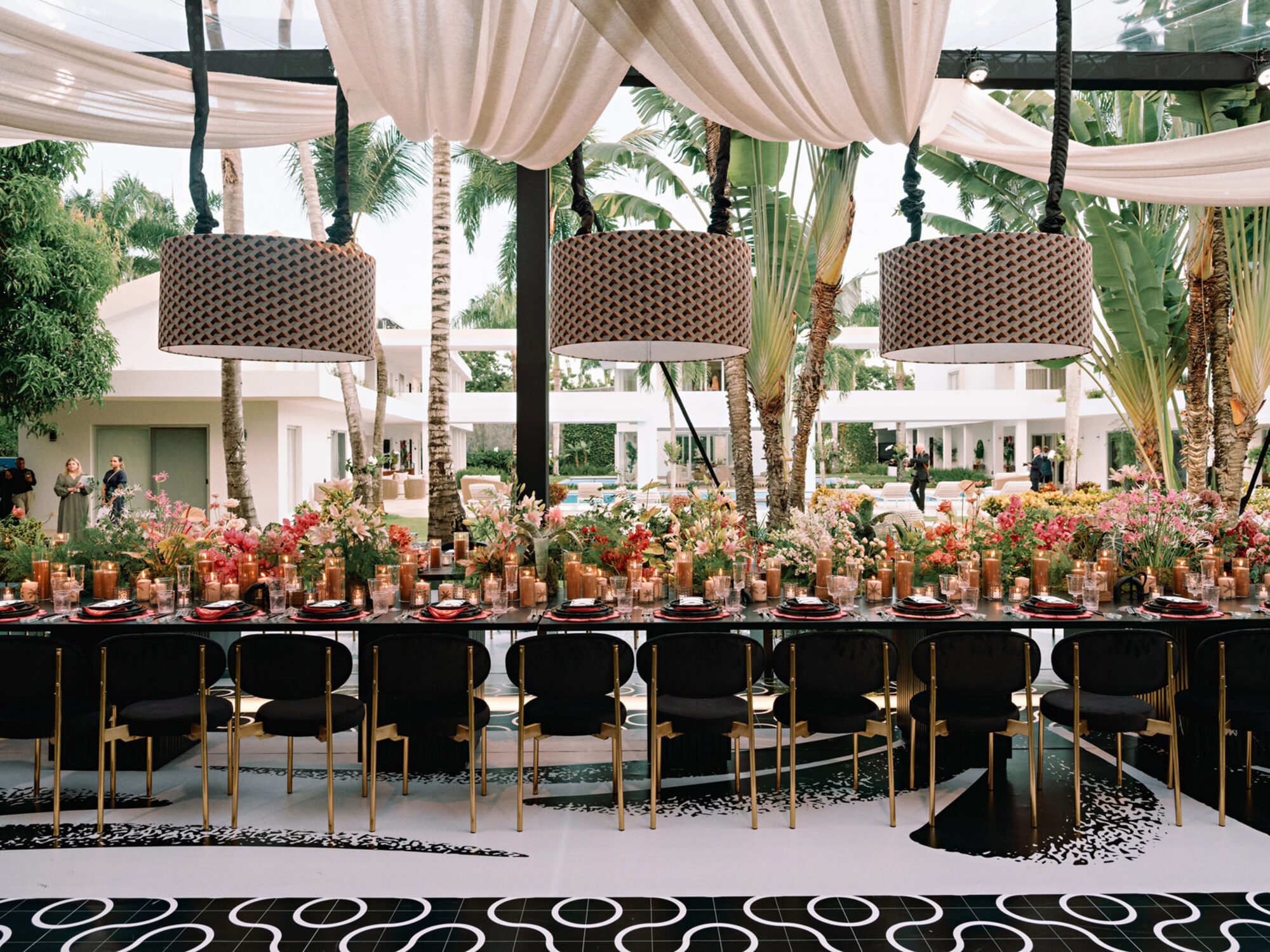 Vogue Wedding · Rehearsal Dinner — scenic fabrication by Eccentrico Studio, Altos de Chavón, DR